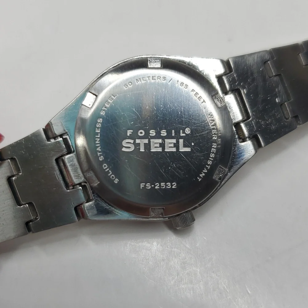 Blue Fossil Steel FS2532 Solid Stainless Steel Watch